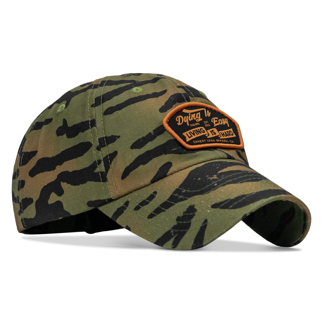 One Revolver Surfboards - Dying Is Easy, Living Is Hard Patch Tactical Ripstop Mesh Snapback Hat HEADWEAR