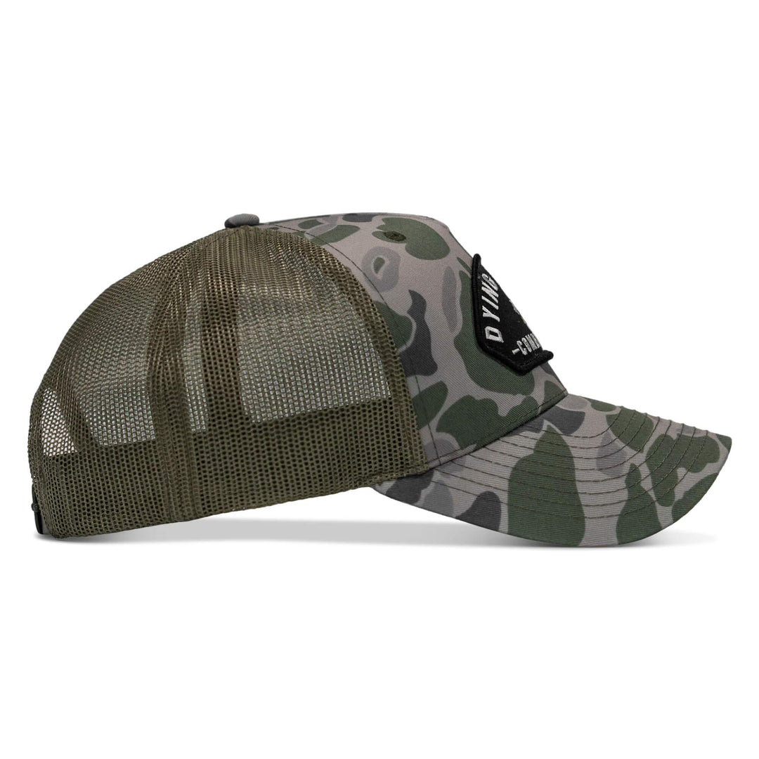 One Revolver Surfboards - Dying Is Easy Arched Patch Snapback Hat HEADWEAR