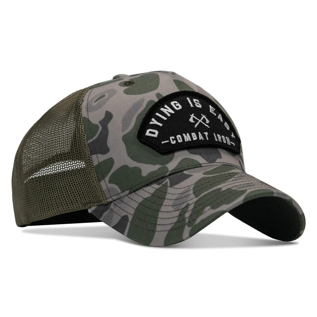 One Revolver Surfboards - Dying Is Easy Arched Patch Snapback Hat HEADWEAR