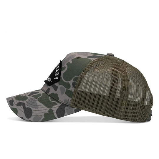 One Revolver Surfboards - Dying Is Easy Arched Patch Snapback Hat HEADWEAR