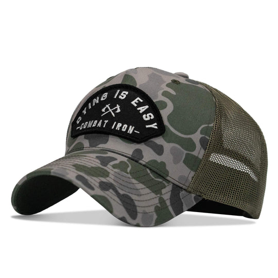 One Revolver Surfboards - Dying Is Easy Arched Patch Snapback Hat HEADWEAR