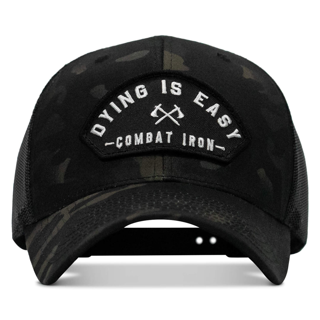 One Revolver Surfboards - Dying Is Easy Arched Patch Snapback Hat HEADWEAR