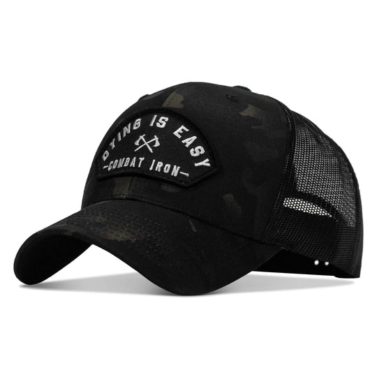 One Revolver Surfboards - Dying Is Easy Arched Patch Snapback Hat HEADWEAR
