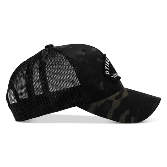 One Revolver Surfboards - Dying Is Easy Arched Patch Snapback Hat HEADWEAR