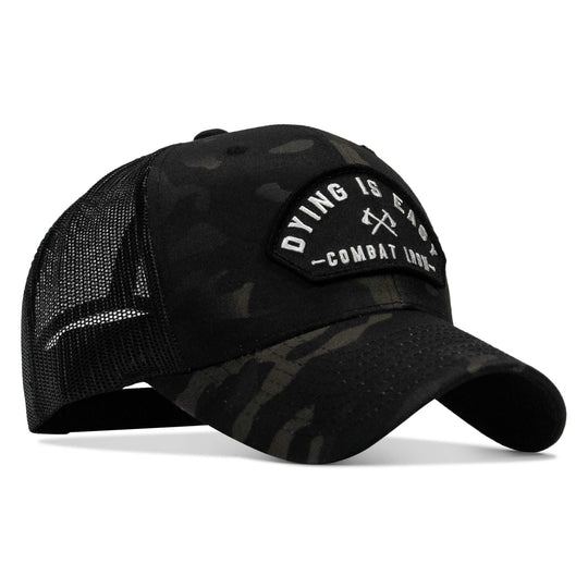 One Revolver Surfboards - Dying Is Easy Arched Patch Snapback Hat HEADWEAR