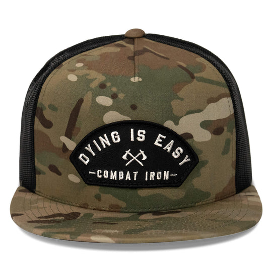 One Revolver Surfboards - Dying Is Easy Patch Flatbill SnapBack Hat HEADWEAR
