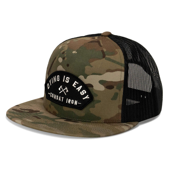 One Revolver Surfboards - Dying Is Easy Patch Flatbill SnapBack Hat HEADWEAR