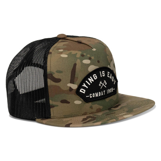 One Revolver Surfboards - Dying Is Easy Patch Flatbill SnapBack Hat HEADWEAR