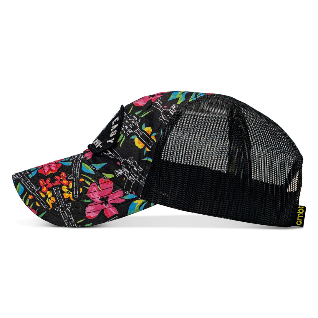 One Revolver Surfboards - Dying Is Easy Arched Patch Tactical Ripstop Mesh Snapback Hat HEADWEAR