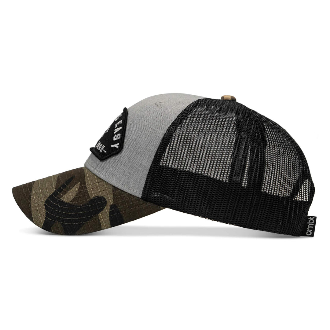 One Revolver Surfboards - Dying Is Easy Arched Patch Snapback Hat HEADWEAR