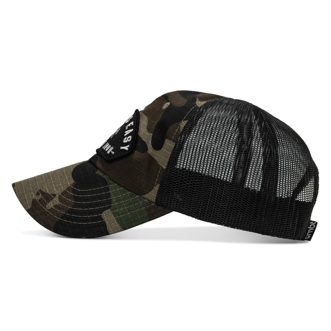 One Revolver Surfboards - Dying Is Easy Arched Patch Tactical Ripstop Mesh Snapback Hat HEADWEAR