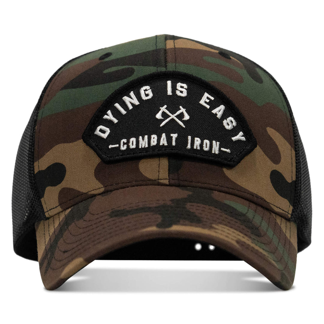 One Revolver Surfboards - Dying Is Easy Arched Patch Snapback Hat HEADWEAR