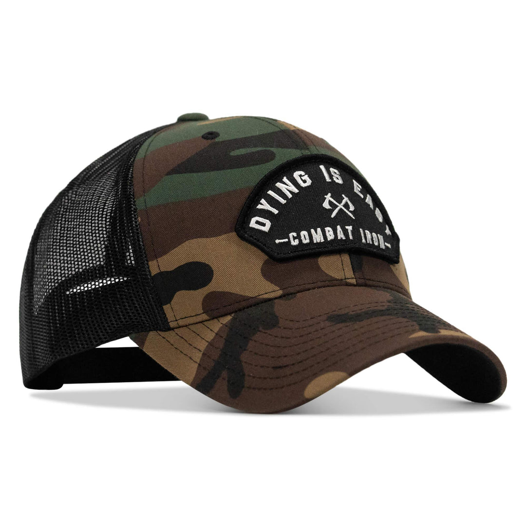 One Revolver Surfboards - Dying Is Easy Arched Patch Snapback Hat HEADWEAR