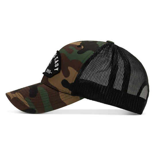 One Revolver Surfboards - Dying Is Easy Arched Patch Snapback Hat HEADWEAR