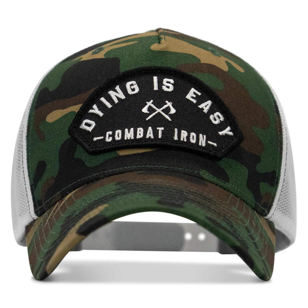 One Revolver Surfboards - Dying Is Easy Arched Patch Snapback Hat HEADWEAR