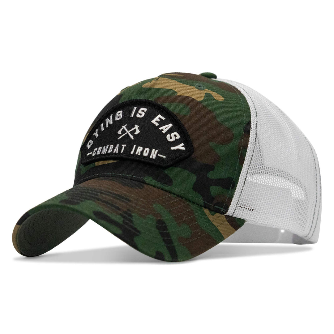 One Revolver Surfboards - Dying Is Easy Arched Patch Snapback Hat HEADWEAR