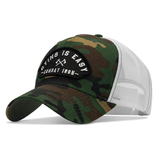 One Revolver Surfboards - Dying Is Easy Arched Patch Snapback Hat HEADWEAR