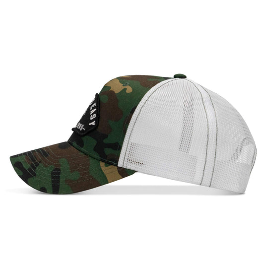 One Revolver Surfboards - Dying Is Easy Arched Patch Snapback Hat HEADWEAR