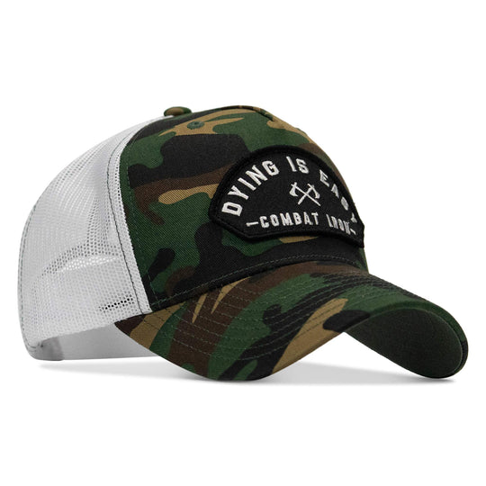 One Revolver Surfboards - Dying Is Easy Arched Patch Snapback Hat HEADWEAR