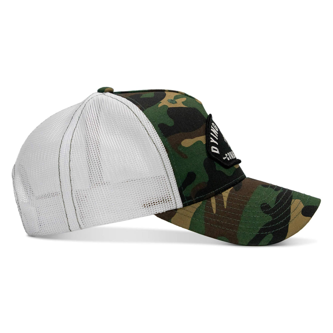 One Revolver Surfboards - Dying Is Easy Arched Patch Snapback Hat HEADWEAR