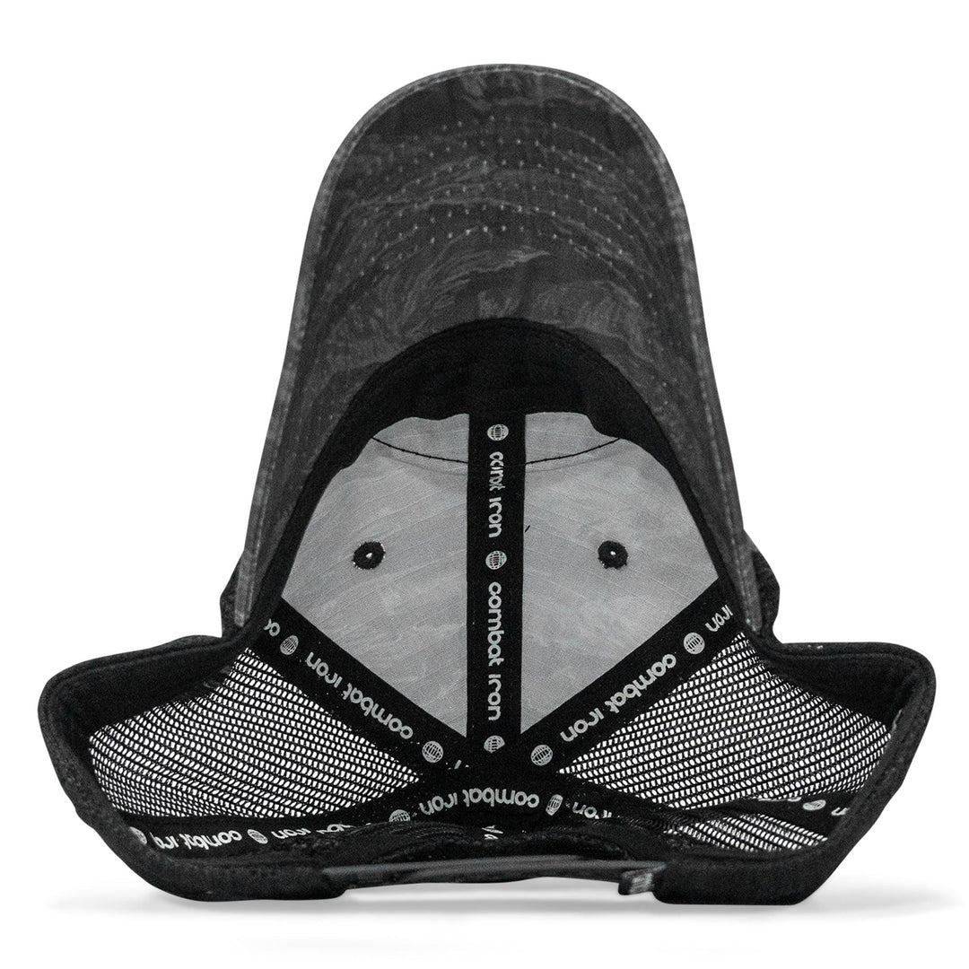 One Revolver Surfboards - Dying Is Easy, Living Is Hard Patch Tactical Ripstop Mesh Snapback Hat HEADWEAR