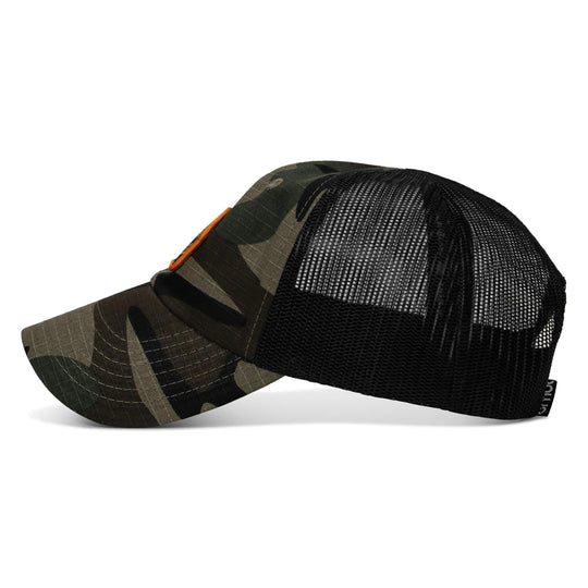 One Revolver Surfboards - Dying Is Easy, Living Is Hard Patch Tactical Ripstop Mesh Snapback Hat HEADWEAR