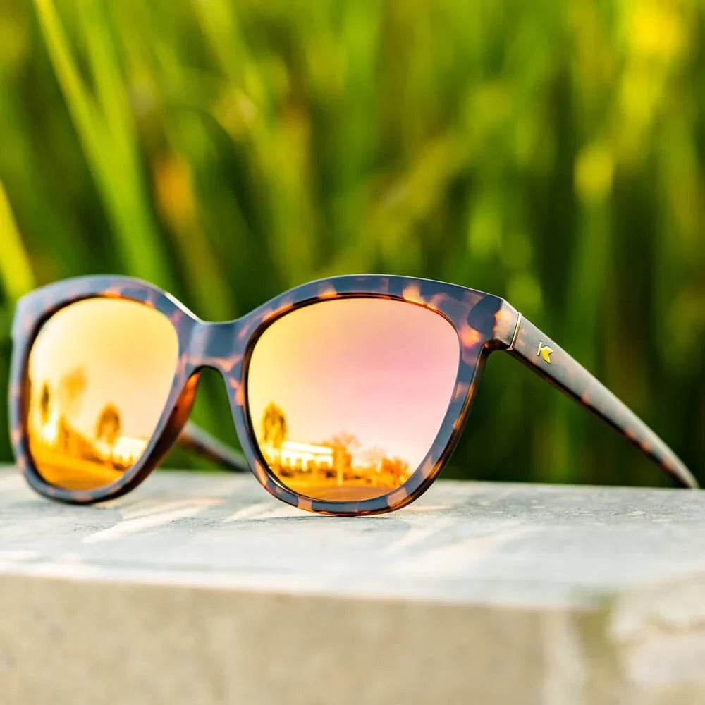 Matte Tortoise Shell / Rose Gold Deja Views - One Revolver Surfboards