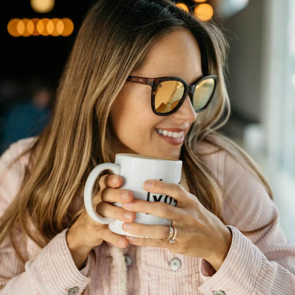 Matte Tortoise Shell / Rose Gold Deja Views - One Revolver Surfboards