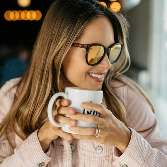 Matte Tortoise Shell / Rose Gold Deja Views - One Revolver Surfboards