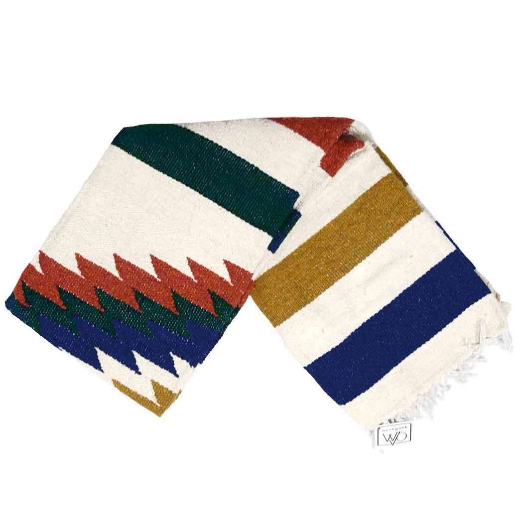 White Fiesta Diamond Blanket - One Revolver Surfboards