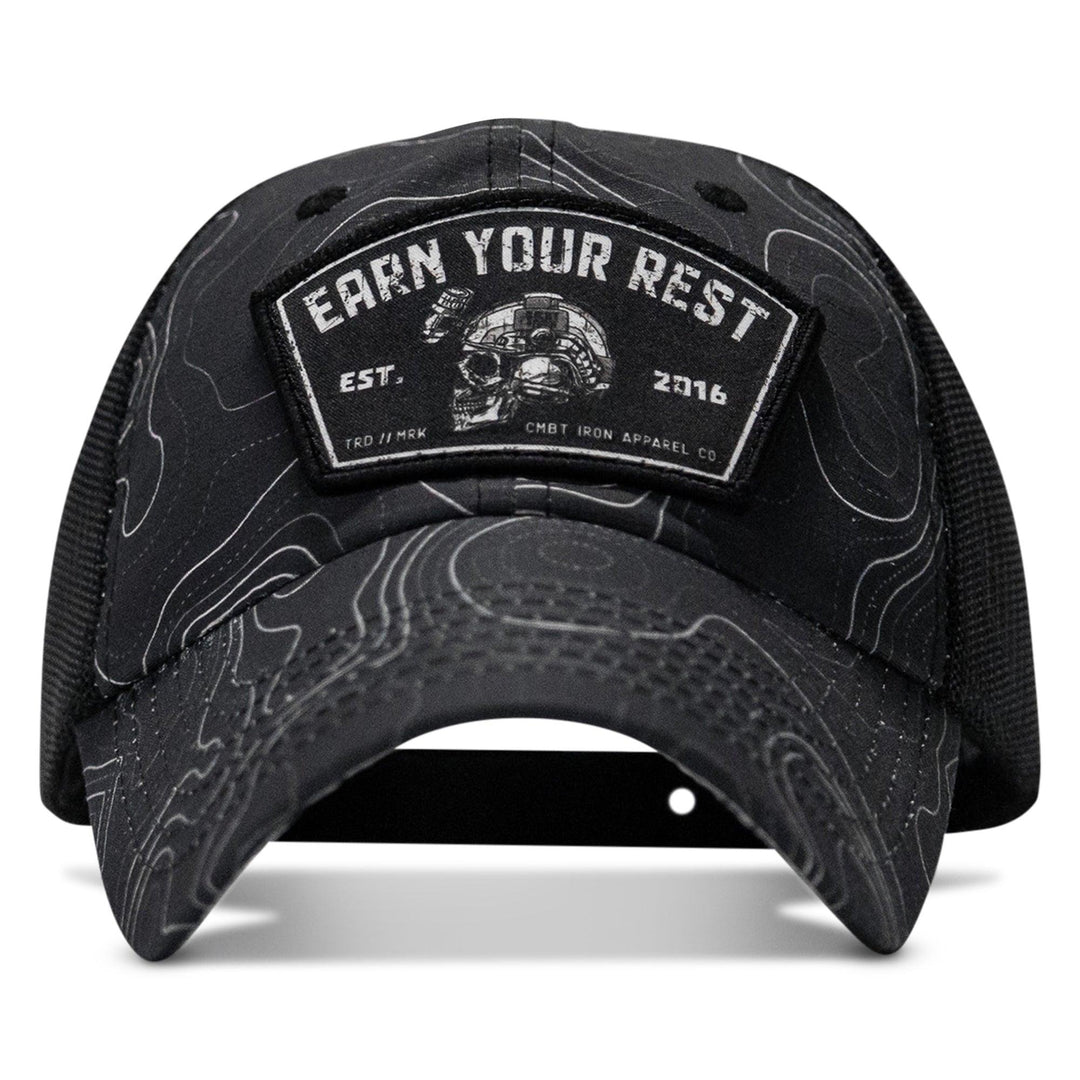 One Revolver Surfboards - Earn Your Rest Patch Tactical Ripstop Mesh Snapback Hat HEADWEAR