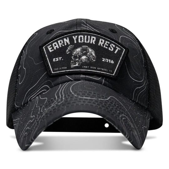 One Revolver Surfboards - Earn Your Rest Patch Tactical Ripstop Mesh Snapback Hat HEADWEAR