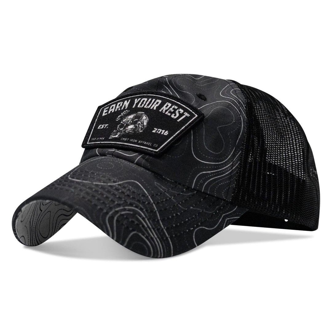 One Revolver Surfboards - Earn Your Rest Patch Tactical Ripstop Mesh Snapback Hat HEADWEAR