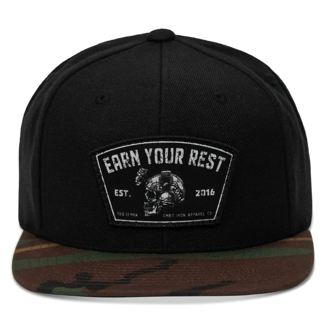 One Revolver Surfboards - Earn Your Rest Flatbill SnapBack Hat HEADWEAR