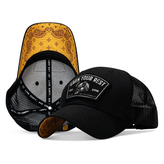 One Revolver Surfboards - Earn Your Rest Patch Original Ripstop Snapback Hat HEADWEAR