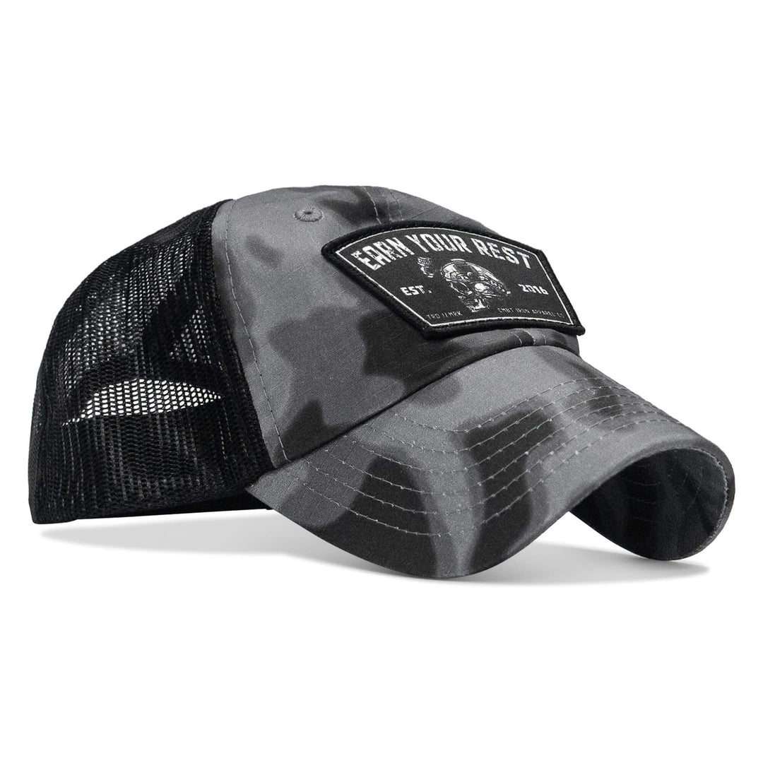 One Revolver Surfboards - Earn Your Rest Patch Tactical Ripstop Mesh Snapback Hat HEADWEAR