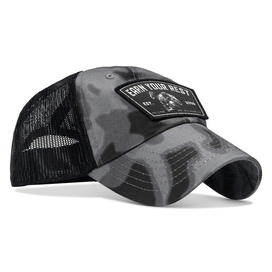 One Revolver Surfboards - Earn Your Rest Patch Tactical Ripstop Mesh Snapback Hat HEADWEAR