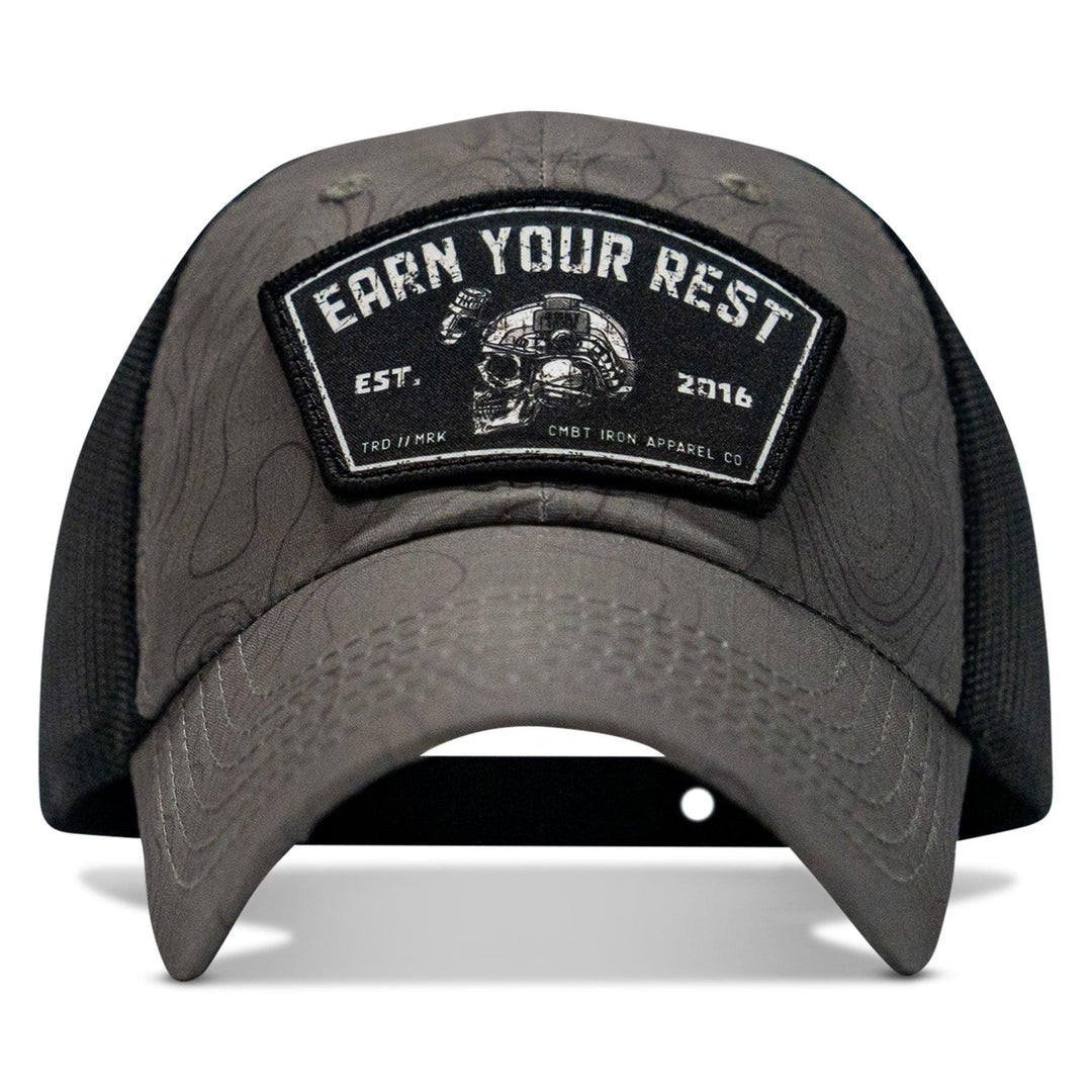 One Revolver Surfboards - Earn Your Rest Patch Tactical Ripstop Mesh Snapback Hat HEADWEAR