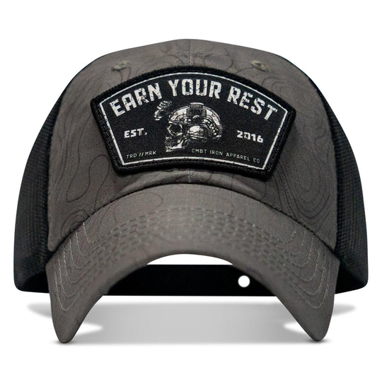 One Revolver Surfboards - Earn Your Rest Patch Tactical Ripstop Mesh Snapback Hat HEADWEAR