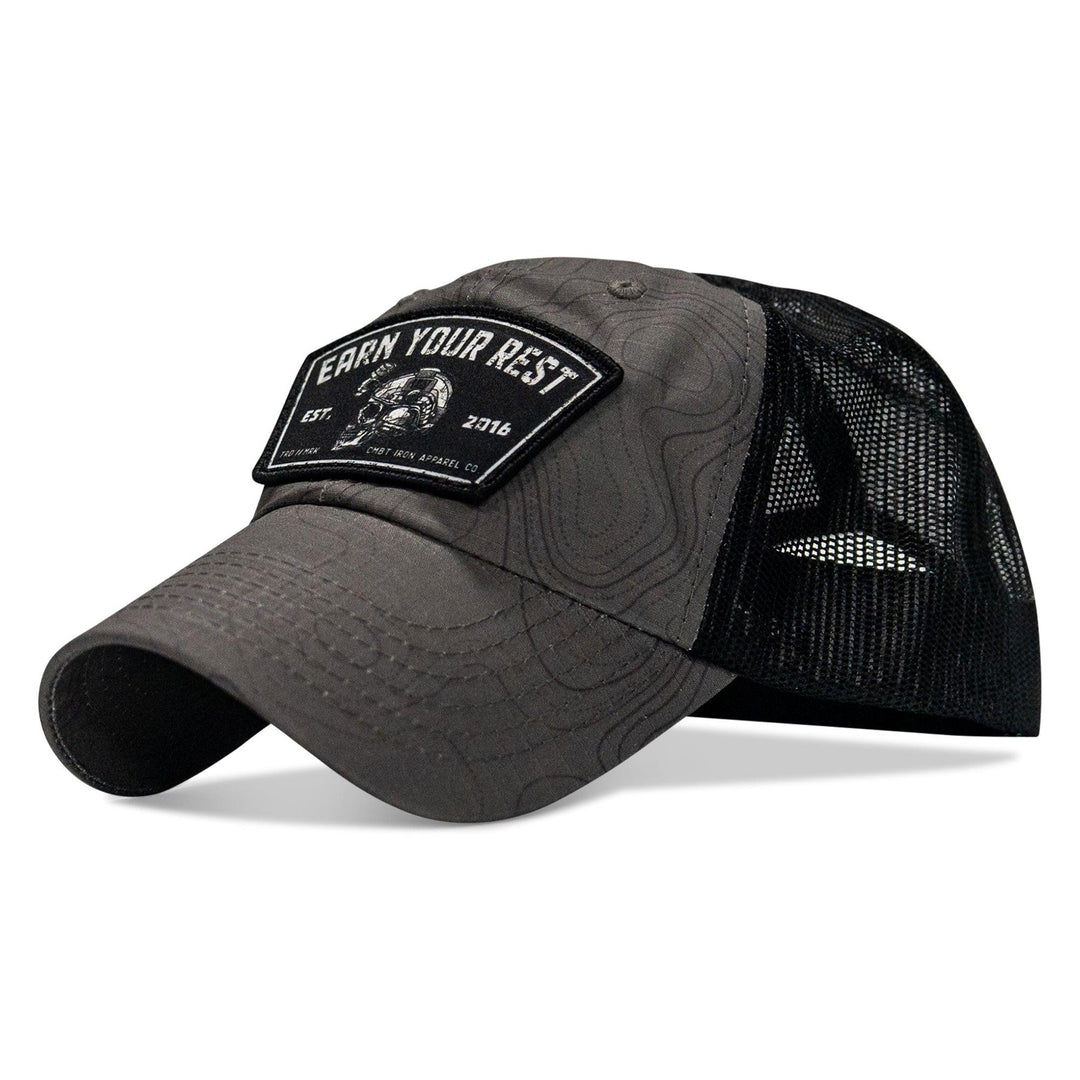 One Revolver Surfboards - Earn Your Rest Patch Tactical Ripstop Mesh Snapback Hat HEADWEAR