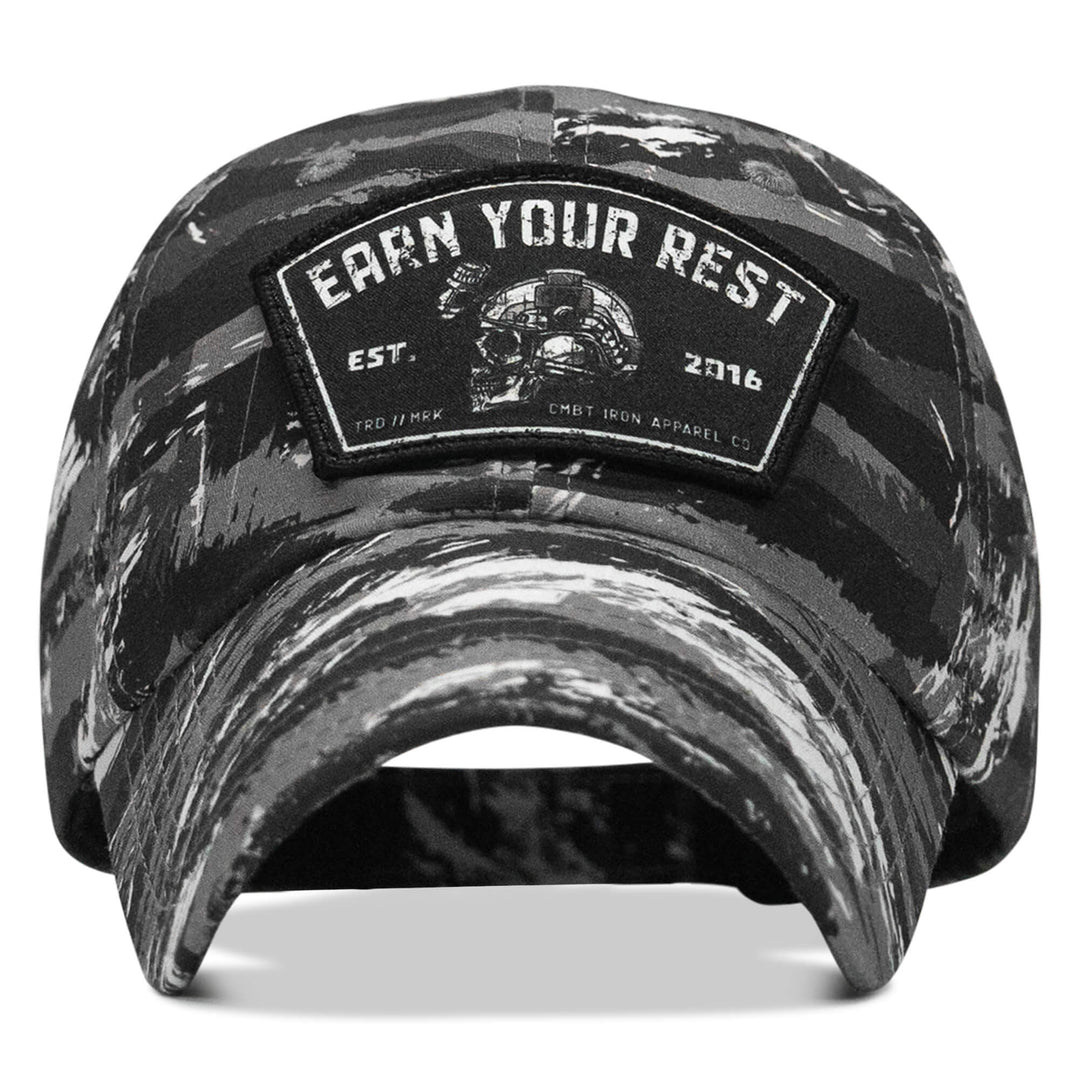 One Revolver Surfboards - Earn Your Rest Patch Tactical Ripstop Mesh Snapback Hat HEADWEAR