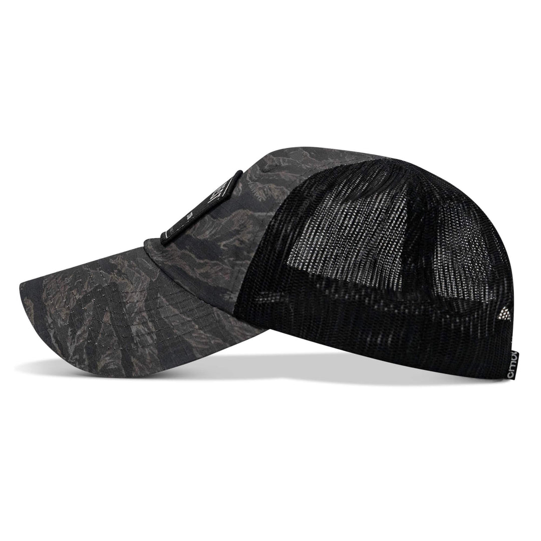 One Revolver Surfboards - Earn Your Rest Patch Tactical Ripstop Mesh Snapback Hat HEADWEAR