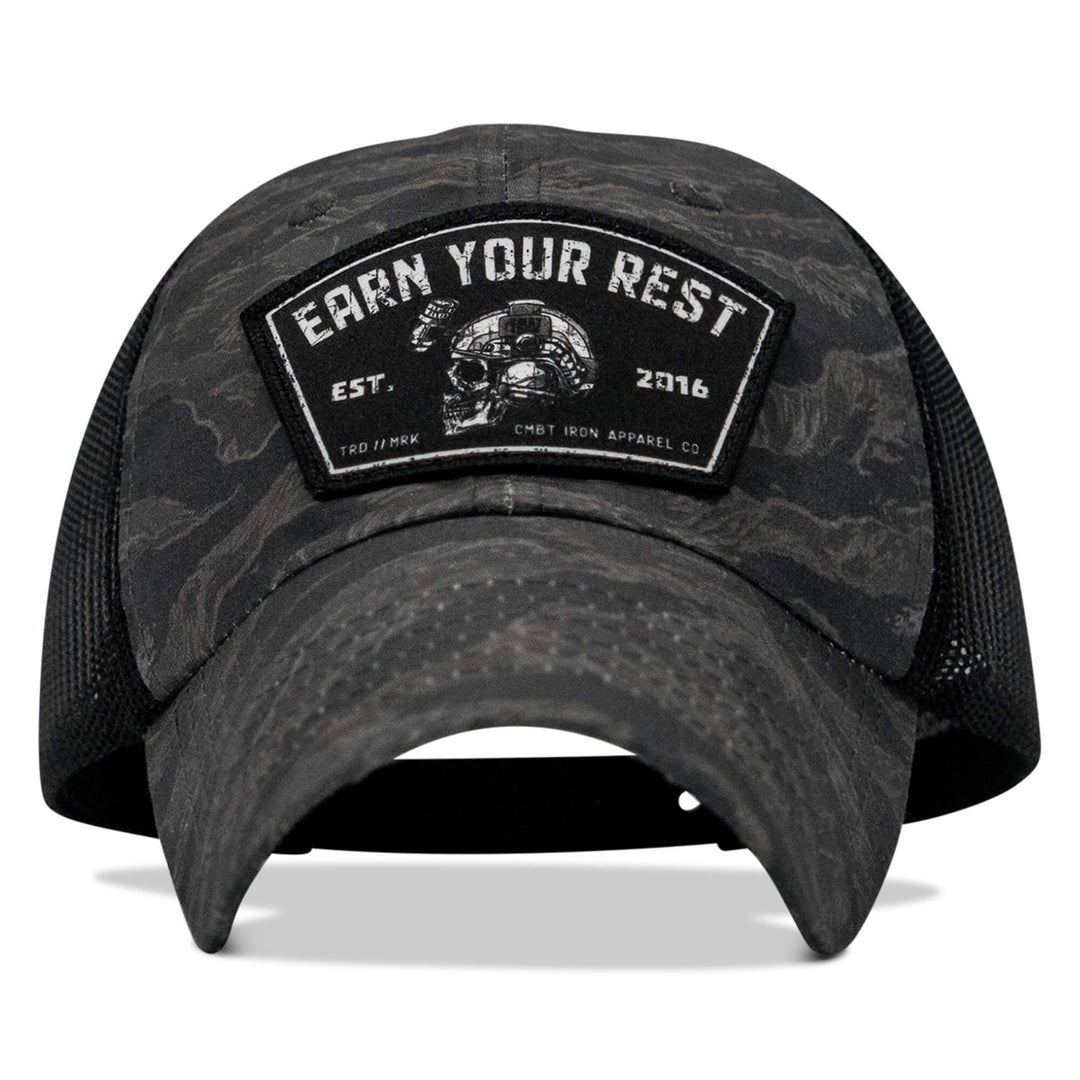 One Revolver Surfboards - Earn Your Rest Patch Tactical Ripstop Mesh Snapback Hat HEADWEAR