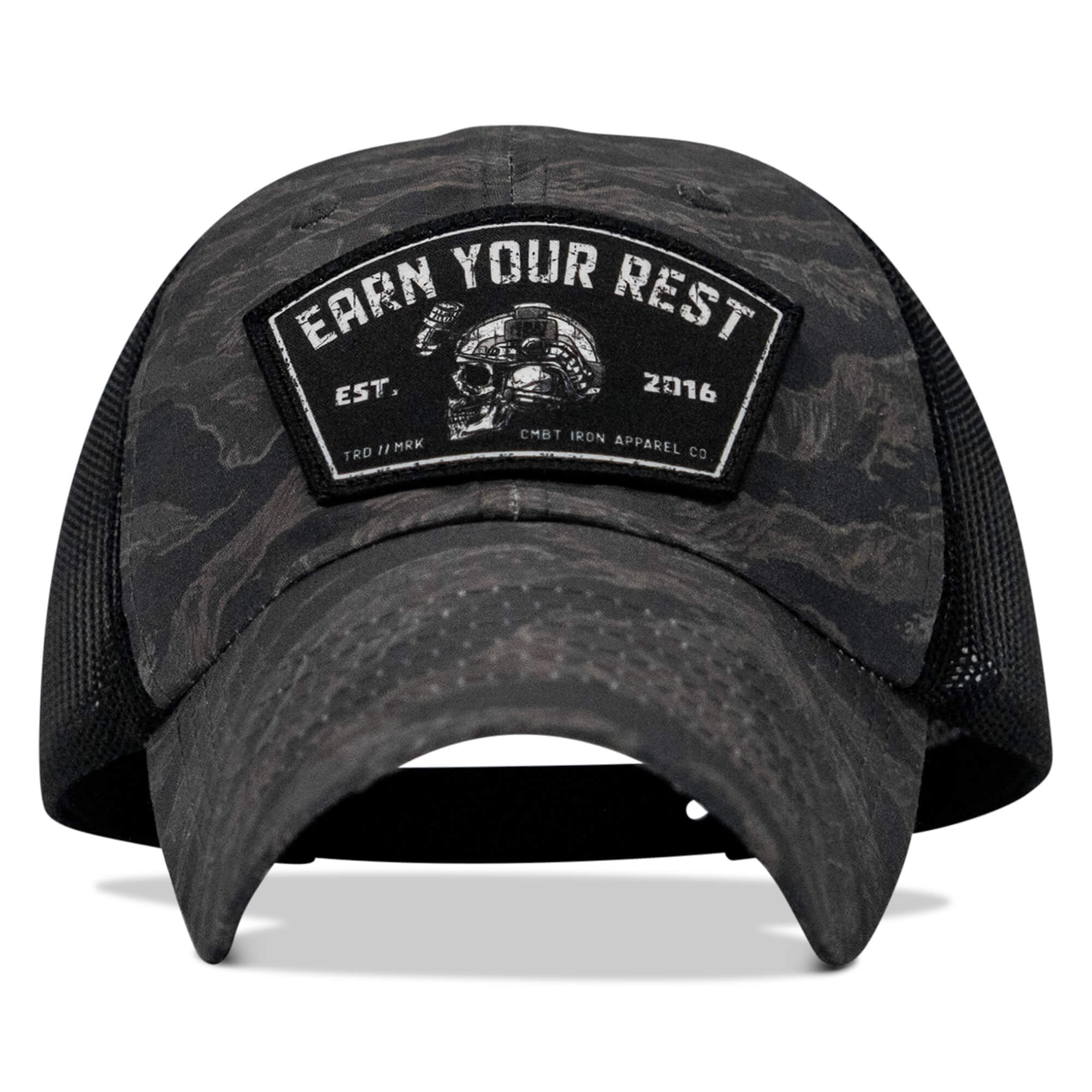 One Revolver Surfboards - Earn Your Rest Patch Tactical Ripstop Mesh Snapback Hat HEADWEAR
