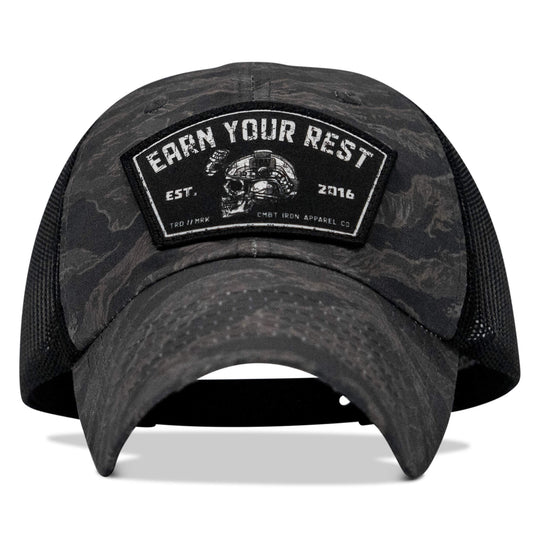One Revolver Surfboards - Earn Your Rest Patch Tactical Ripstop Mesh Snapback Hat HEADWEAR