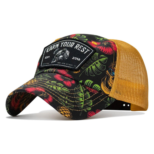 One Revolver Surfboards - Earn Your Rest Patch Tactical Ripstop Mesh Snapback Hat HEADWEAR