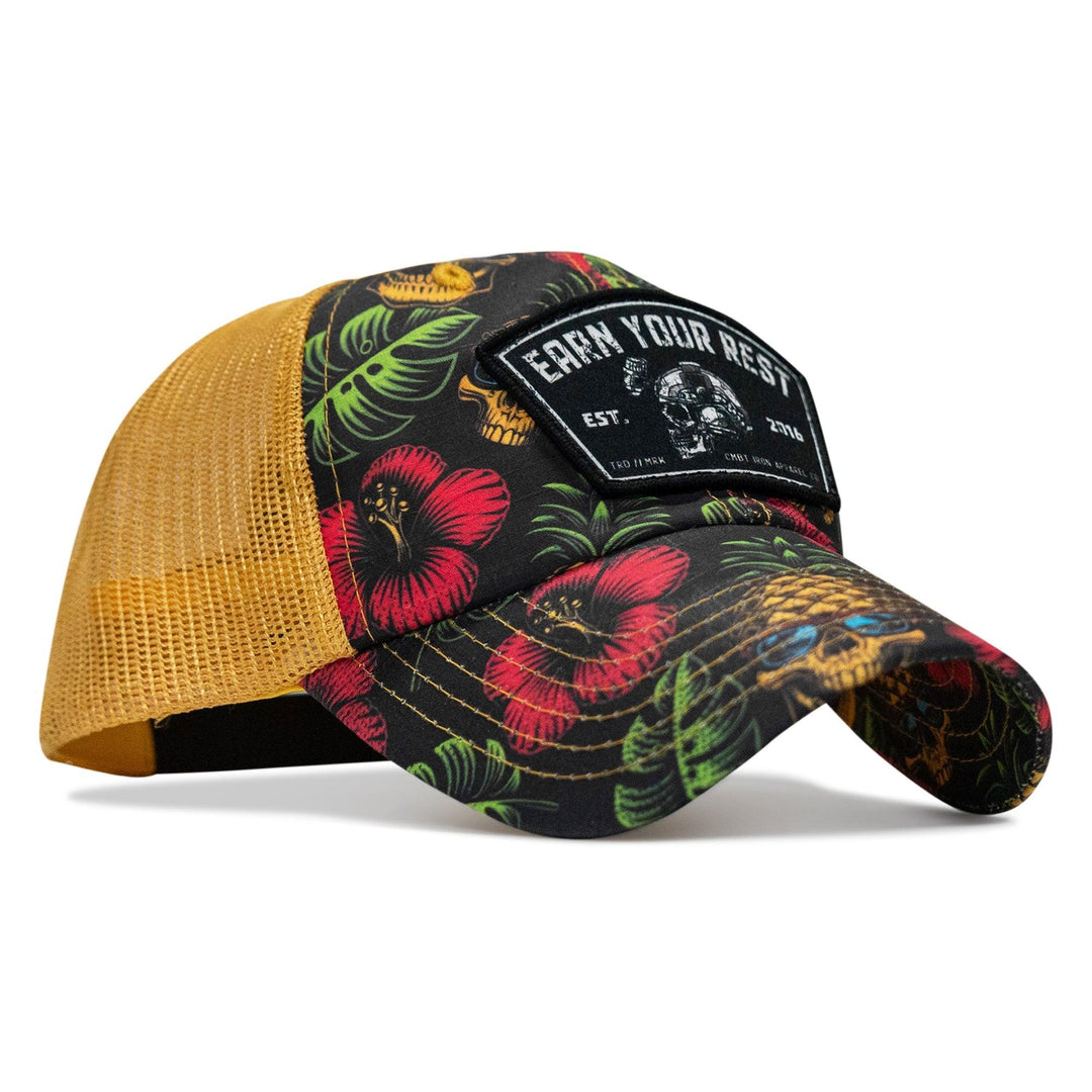 One Revolver Surfboards - Earn Your Rest Patch Tactical Ripstop Mesh Snapback Hat HEADWEAR