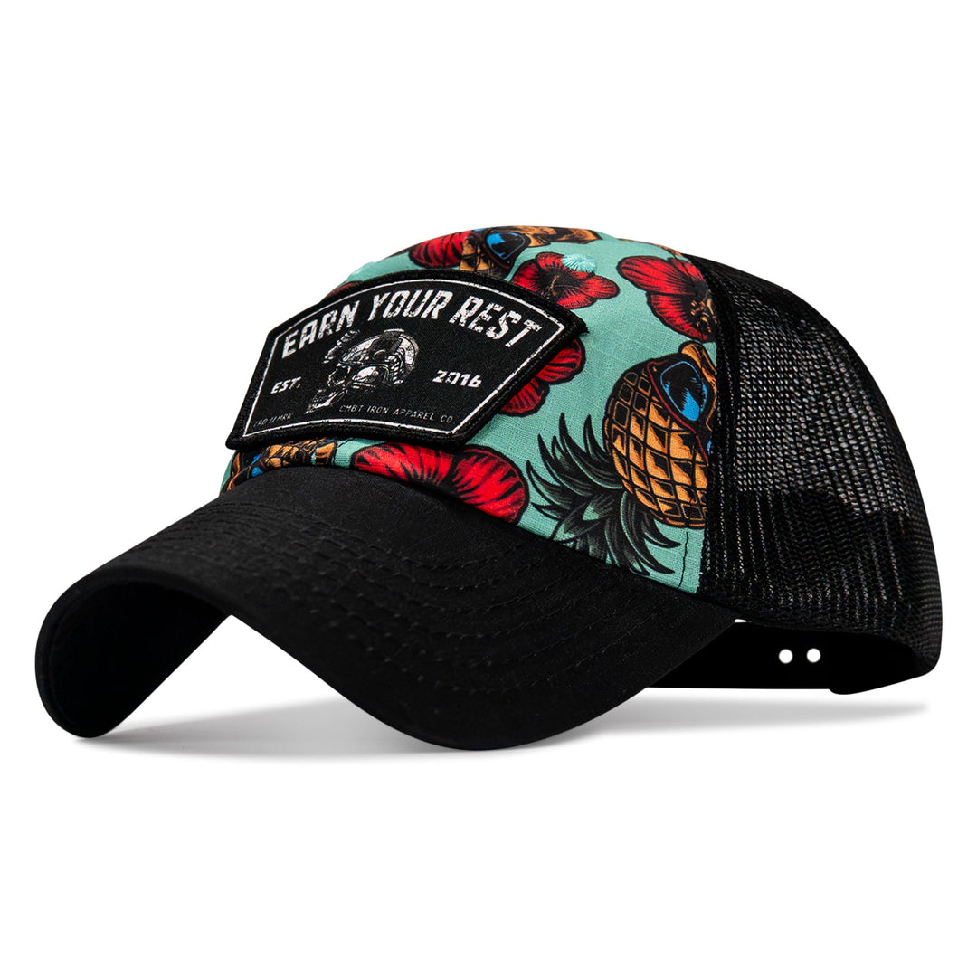 Earn Your Rest Patch Tactical Ripstop Mesh Snapback Hat