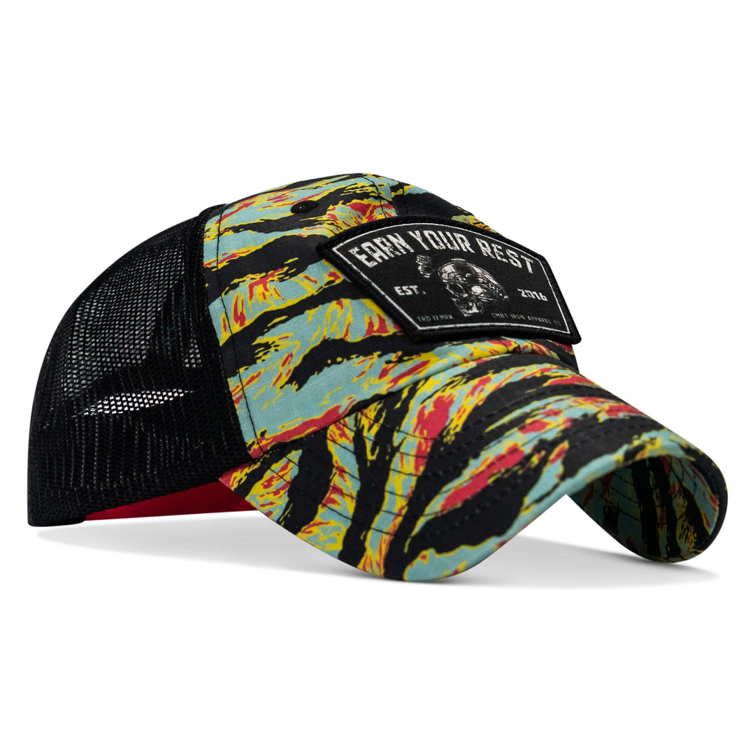 One Revolver Surfboards - Earn Your Rest Patch Tactical Ripstop Mesh Snapback Hat HEADWEAR