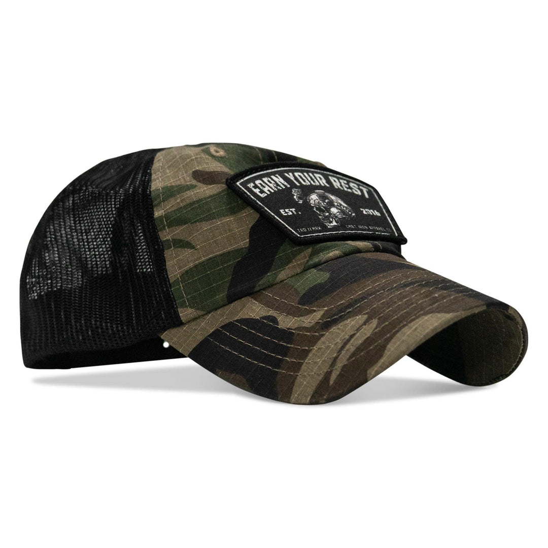 One Revolver Surfboards - Earn Your Rest Patch Tactical Ripstop Mesh Snapback Hat HEADWEAR